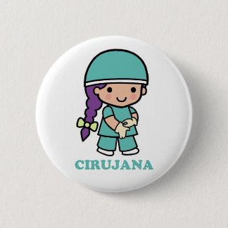 Macaron Rond 5 Cm Pin de chirurgien