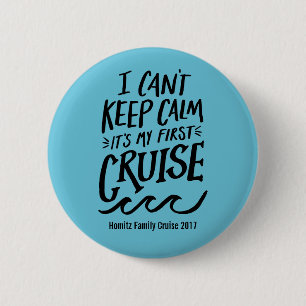 Macaron Rond 5 Cm Pin de croiseur première fois