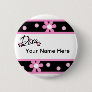 Macaron Rond 5 Cm Pin de diva
