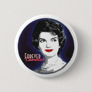 Macaron Rond 5 Cm Pin de Jackie Kennedy