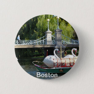 Macaron Rond 5 Cm Pin de jardin public de Boston