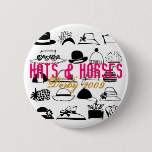 Macaron Rond 5 Cm Pin de Kentucky Derby 09