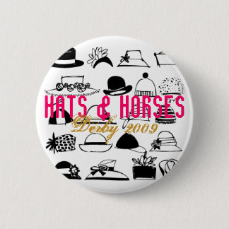 Macaron Rond 5 Cm Pin de Kentucky Derby 09