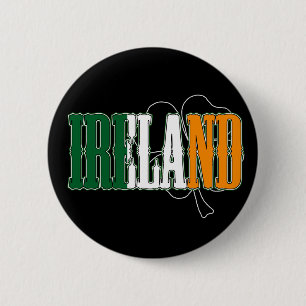 Macaron Rond 5 Cm Pin de l'Irlande