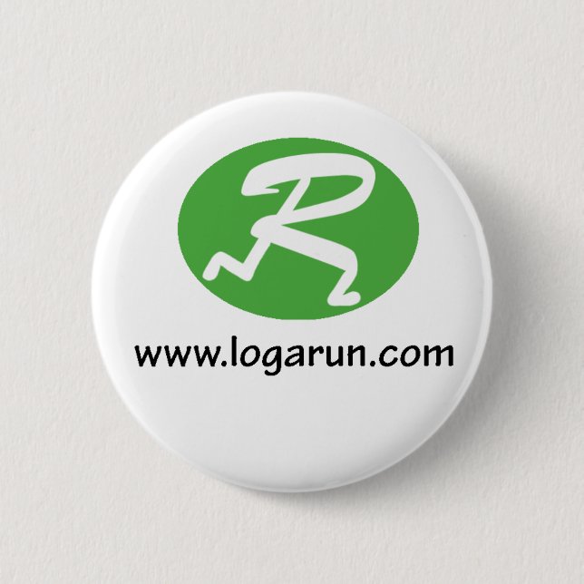 Macaron Rond 5 Cm Pin de Logarun.com (Devant)