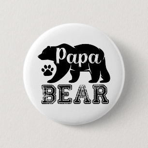 MACARON ROND 5 CM PIN DE L'OURS DE PAPA