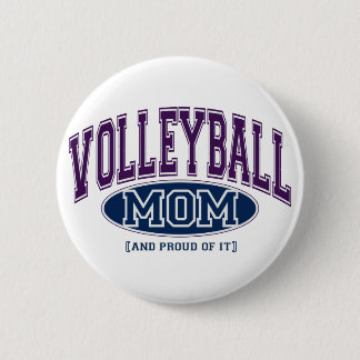 Macaron Rond 5 Cm Pin de maman de volleyball