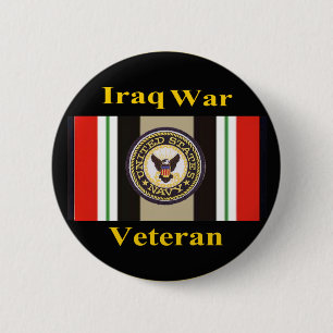 Macaron Rond 5 Cm Pin de "marine" de combattant d'Irak