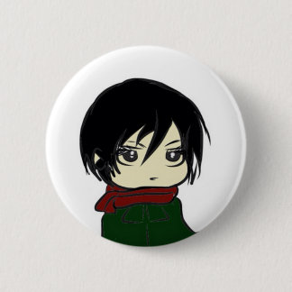 Macaron Rond 5 Cm Pin de Mikasa Ackerman