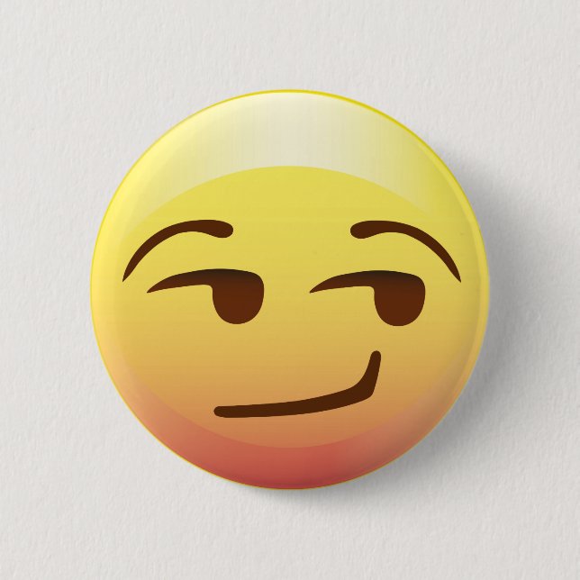 Macaron Rond 5 Cm Pin de papier suffisant de partie d'Emoji de (Devant)