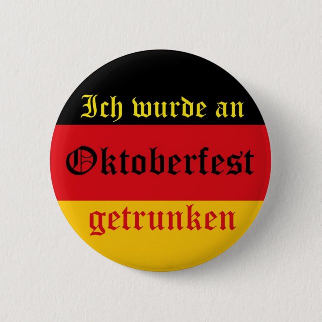 Macaron Rond 5 Cm Pin de partie d'Oktoberfest (Devant)