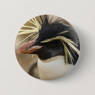 Macaron Rond 5 Cm Pin de pingouin de Rockhopper