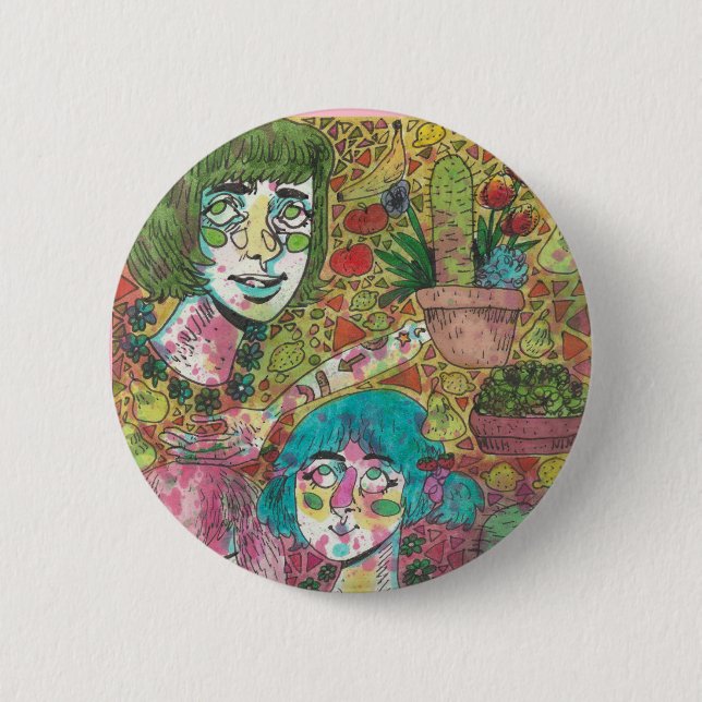 Macaron Rond 5 Cm Pin de porte-paroles (Devant)