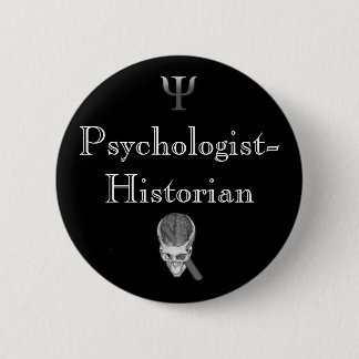 Macaron Rond 5 Cm Pin de Psychologue-Historien