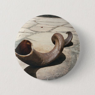Macaron Rond 5 Cm Pin de Rosh Hashanah
