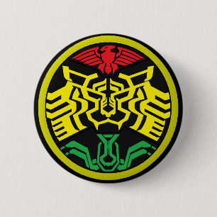 Macaron Rond 5 Cm Pin de TaToBa Kamenrider OOOs