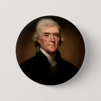 Macaron Rond 5 Cm Pin de Thomas Jefferson