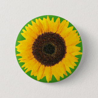 Macaron Rond 5 Cm Pin de tournesol