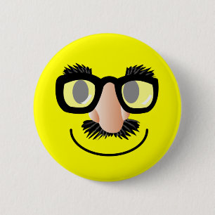 Macaron Rond 5 Cm 'PIN de VISAGE incognito