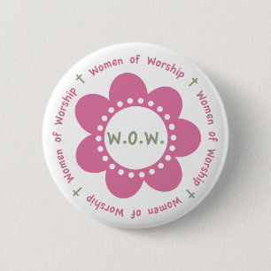 Macaron Rond 5 Cm Pin de wow
