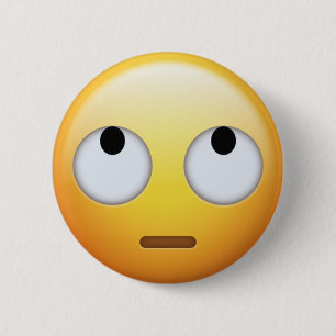 Macaron Rond 5 Cm Pin d'Emoji de petit pain d'oeil