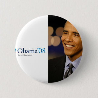 Macaron Rond 5 Cm Pin d'Obama '08