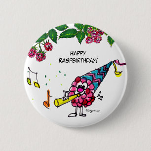 Macaron Rond 5 Cm Pin drôle de bouton de joyeux anniversaire de