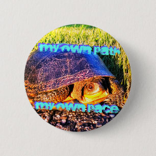 MACARON ROND 5 CM PIN DU CHEMIN DE LA TORTUE