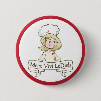 Macaron Rond 5 Cm Pin du rassemblement Vivi LeDish™