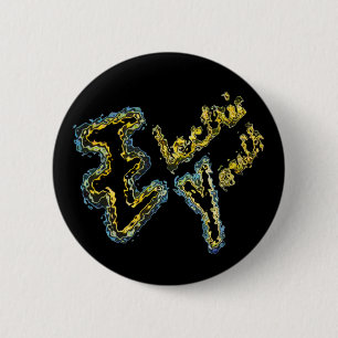 Macaron Rond 5 Cm Pin électrique de la jeunesse