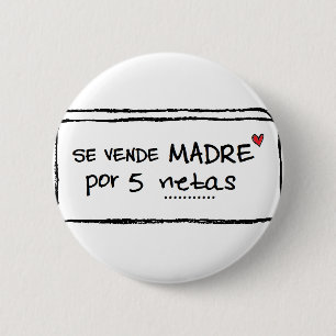 Macaron Rond 5 Cm Pin « est vendu mère par 5 nets "