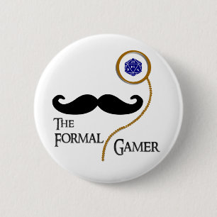 Macaron Rond 5 Cm Pin formel d'insigne de Gamer