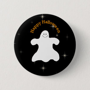 Macaron Rond 5 Cm Pin heureux de fantôme de Halloween