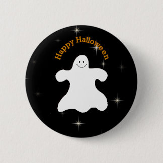 Macaron Rond 5 Cm Pin heureux de fantôme de Halloween