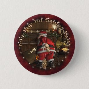 Macaron Rond 5 Cm Pin le chiot sur des faveurs de jeu de fête de