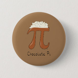 Macaron Rond 5 Cm Pin mignon de bouton de jour des maths pi du