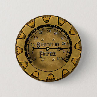Macaron Rond 5 Cm Pin officiel d'empire de Steampunk