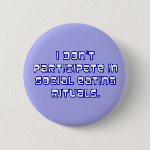 Macaron Rond 5 Cm Pin social de levée de consommation