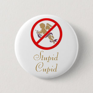 Macaron Rond 5 Cm Pin stupide de cupidon