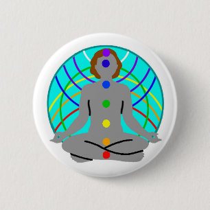 Macaron Rond 5 Cm Pin-Sur l'insigne - arts psychiques