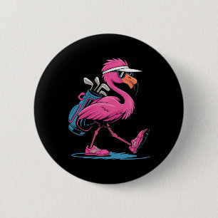 Macaron Rond 5 Cm Ping Flamingo Lunettes de soleil de golf Femme Dam