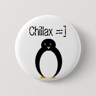 Macaron Rond 5 Cm pingouin de chillax