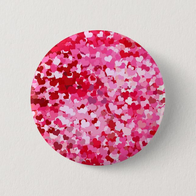 Macaron Rond 5 Cm Pink Confeti (Devant)