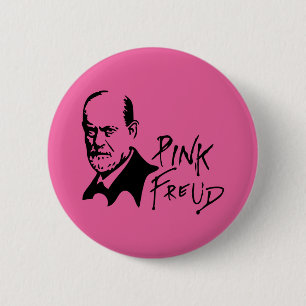Macaron Rond 5 Cm PINK FREUD Psychoanalysis Sound Edition