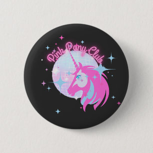 Macaron Rond 5 Cm Pink Pony Club
