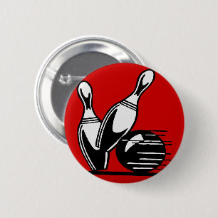 Macaron Rond 5 Cm Pins de Bowling Retro personnalisables