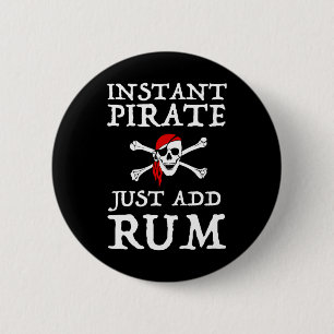 Macaron Rond 5 Cm Pirate instantanée - Juste Ajouter du rhum