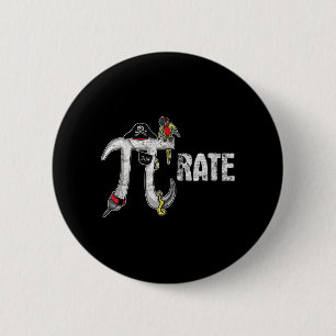 Macaron Rond 5 Cm Pirate Pi Day Pirate Love Pi Day Tee