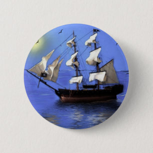 Macaron Rond 5 Cm Pirates
