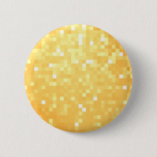 Macaron Rond 5 Cm Pixel d'or